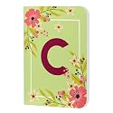AccuPrints Initial C Premium Soft Bound Notebook Diary |Size 21 x 14.5 cm| for Girls and Women (A5,192 Ruled Pages, 80 GSM) Personal Diary