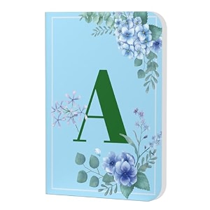 accuprints initial a premium soft bound notebook diary for girls and women a5192 ruled pages with planner 80 gsm floral design