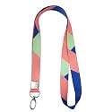 AccuPrints Multicolored Strap Lanyard for ID Card or Identity Card for id Card Holder Badge for Office PVC yo yo retractors Cards Retractor lanyards Keys Unisex
