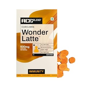 ace blend curcumin wonder latte  45 serves  turmeric extract  mct powder  bio piperine  100 natural cinnamon flavour  high immunity  anti inflammation  brain amp gut health relish coldhot
