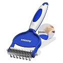 ACE2ACE Dog Brush for Shedding, Dematting Comb to Remove Mats, Loose Fur