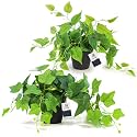 AceList 2 Pack Faux Plants Indoor, Realistic Fake Ivy Fake Plants Potted Plants Artificial Decor, Artificial Plants for Home Decor