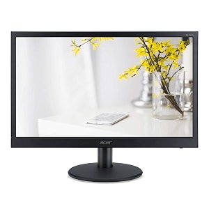 acer eb192q 185 inches 4699 cm hd backlit led 1366 x 768 pixels monitor - 200 nits - vga port black