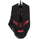 acer Nitro Gaming Mouse – Customizable Weight to Maximize Your Gameplay, 8 Buttons and 6 Adjustable DPI Lighting, Black (NMW810), (Pack of 1)
