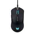 acer Predator Cestus 330 Gaming Mouse with PixArt 3335 Sensor, Adjustable DPI Settings, 16.8 Million RGB Color Lighting Combinations &amp; NVIDIA Reflex, (Pack of 1)