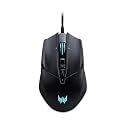 Acer Predator Cestus 335 Gaming Mouse with PixArt 3370 Sensor, Adjustable DPI Settings &amp; 16.8 Million RGB Color Lighting Combinations, (Pack of 1)