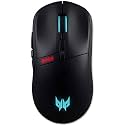 Acer Predator Cestus 350 Wireless Gaming Mouse: NVIDIA Reflex - Up to 16000 DPI - RGB Lighting - 8 Programmable Buttons - On-Board Memory - 5 Profile Settings - Pixart 3335 Sensor - Black, (Pack of 1)