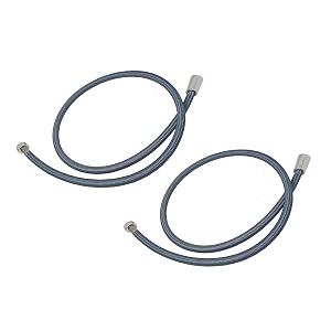 acetap 12 meter grey polyamide shower hose  flexible durable leak-proof easy install ideal for stylish bathroom upgrades pack of 2