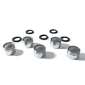 Acetap Energy Saving Male Brass Shell Tap Aerator, Kitchen Water Saving Tap Filter Nozzle, Tap Aerator Foam Flow 28mm Male with Brass Cups, 28 mm, Pack of 5 Pieces