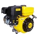 Aceup Energy 7HP 212cc Gas Engine Horizontal Shaft with Steel Camshaft, 4 Stroke Gas Motor with Shock Pad, Shaft 3/4" (19mm) Recoil Start