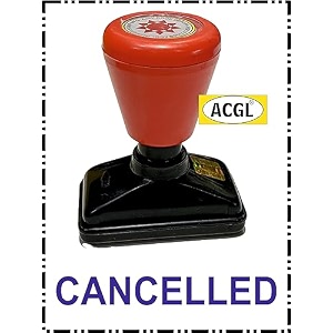 cancelled self ink pri ink pocket stamp