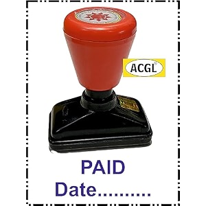 paidampdate self ink pri ink pocket stamp