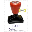 (Paid&amp;Date) Self Ink Pri Ink Pocket Stamp