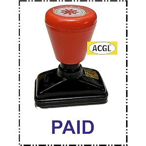 paid self ink pri ink pocket stamp