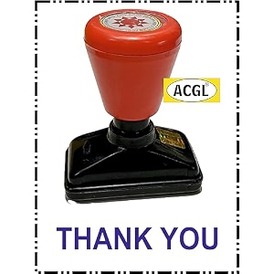 thank you self ink pri ink pocket stamp