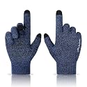 Achiou Winter Gloves for Men and Women, Touchscreen Soft Knit Gloves