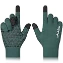 Achiou Winter Gloves for Men and Women, Touchscreen Soft Knit Gloves