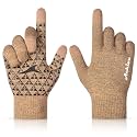 Achiou Winter Gloves for Men and Women, Touchscreen Soft Knit Gloves