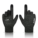 Achiou Winter Gloves for Men and Women, Touchscreen Soft Knit Gloves