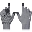 Achiou Winter Gloves for Men and Women, Touchscreen Soft Knit Gloves