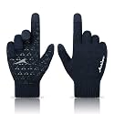 Achiou Winter Gloves for Men and Women, Touchscreen Soft Knit Gloves