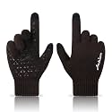 Achiou Winter Gloves for Men and Women, Touchscreen Soft Knit Gloves