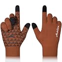 Achiou Winter Gloves for Men and Women, Touchscreen Soft Knit Gloves