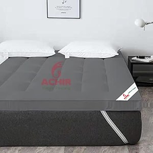 achir 2500 gsm microfiber finest imported super soft mattress topperpadding small twin 4834x7234 grey 4 ft x 6ft