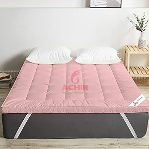 achir 2500 gsm microfiber finest imported super soft mattress topperpadding small size 3634x7234 pink 3 ft x 3ft