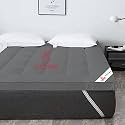 ACHIR 2500 GSM Microfiber Finest Imported Super Soft Mattress Topper/Padding King Size, 72"x78" (Grey, 6 ft x 6.5ft)