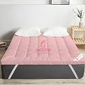 ACHIR 2500 GSM Microfiber Finest Imported Super Soft Mattress Topper/Padding Small Size, 36"x72" (Pink, 3 ft x 3ft)