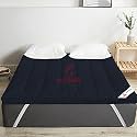 ACHIR 2500 GSM Microfiber Finest Imported Super Soft Mattress Topper/Padding Small Twin, 48"x72" (Dark Blue, 4 ft x 6ft)