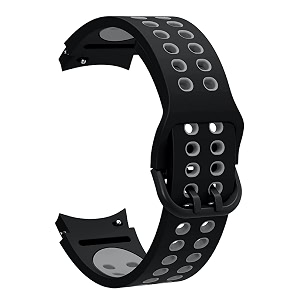 achor ach60 20mm no gap arc edge ni-ke air hole nylon velcro milanese heavy metal silicone watch straps compatible for samsung galaxy watch 4 band amp galaxy watch 5 band 44mm 40mmwatch 5 pro bands 45mmgalaxy watch 4 classic bands 46mm 42mm20mm sport strap wristbands for men women