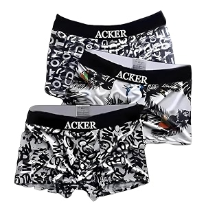 ACKER Soft Nylon Printed Trunks Boxers