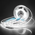 Aclorol USB COB LED Strip Lights for TV 5V USB Powered LED Tape Lights Daylight White 6.56FT 320Leds/M 6000K COB Flexible Light Strip TV Led Backlight for Bedroom Under Cabinet Kitchen DIY 400LM/m