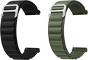 ACM Pack of 2 Watch Strap Nylon Hook for Skyball Elevate Smartwatch Belt Band 3416211 mm Fabric Watch Strap