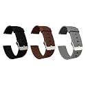 ACM Watch Strap 20mm compatible with Helix Timex Smart Metal Fit Smartwatch