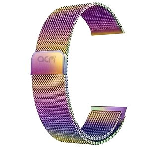 acm watch strap compatible with crossbeats ignite s5 smartwatch