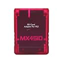 Acogedor for MX4SIO SD Card Adapter, PS2 Game Console Memory Card Adapter Expansion Card for SIO Suitable for PS2 Fat Console, Plug and Play(Red)