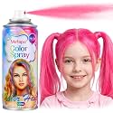 Acomler Pink Hair Spray Temporary Hair Color Spray for Kids Women Men, One-Day Hair Color Wax, Washable Temporary Hair Dye for Cosplay, Party, Christmas, Halloween, Crazy Hair Day (Pink, 4.06oz)