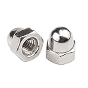 1/2"-13 Acorn Cap Nuts, 304 Stainless Acorn Nuts, 10Pcs-Pack