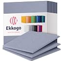 Acoustic Panels 12-Pack - 12"X12"X0.4" Sound Panels - High Density Sound Dampening - Dusky Gray Square