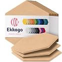 Acoustic Panels 12-Pack Soundproof Wall Panels 12"X10.4"X0.4" Sound Panels High Density Sound Dampening Panels - [Soft Camel Hexagon]
