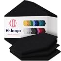 Acoustic Panels 12-Pack Soundproof Wall Panels 14"X12.1"X0.4" Sound Panels High Density Sound Dampening Panels - [Deep Black Hexagon]