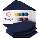 Acoustic Panels 12-Pack Soundproof Wall Panels 14"X12.1"X0.4" Sound Panels High Density Sound Dampening Panels - [Denim Blue Hexagon]