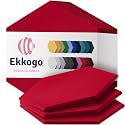 Acoustic Panels 12-Pack Soundproof Wall Panels 14"X12.1"X0.4" Sound Panels High Density Sound Dampening Panels - [Candy Red Hexagon]