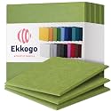 Acoustic Panels 12-Pack Soundproof Wall 12"X12"X0.4" - High Density Sound Dampening [Gin Green Square]