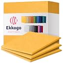Acoustic Panels 12-Pack Soundproof Wall Panels 12"X12"X0.4" Sound Panels High Density Sound Dampening Panels - [Sunny Yellow Square]