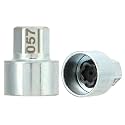 Acouto Car Wheel Lock Key Anti Theft Lugnut Socket Metal Wheel Lock Lug Nut Remover Replacement for 1 3 5 6 7Series X1 X2 X3 X4 X5 X6 Z4 (057)