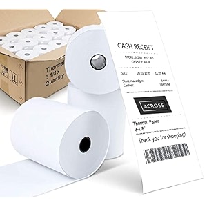across thermal paper pos rolls 80 mm3inch set of 10